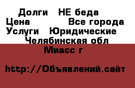 Долги - НЕ беда ! › Цена ­ 1 000 - Все города Услуги » Юридические   . Челябинская обл.,Миасс г.